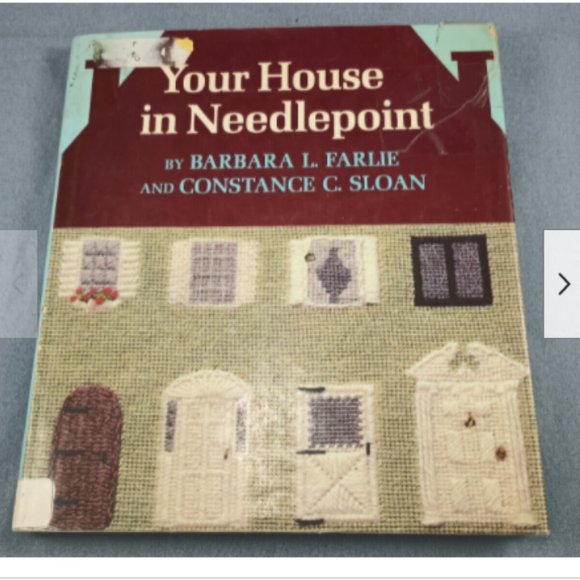 Macmillan Office 976 How To Embroider Your House In Needlepoint